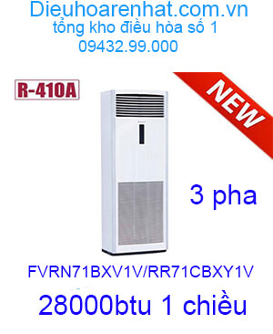 Điều hòa tủ đứng Daikin 28.000BTU FVRN71BXV1V/RR71CBXY1V 3 pha