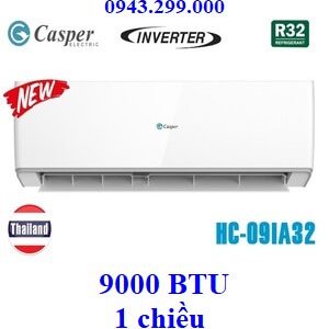 Điều hòa Casper 1 chiều Inverter HC-09IA32 9000 BTU
