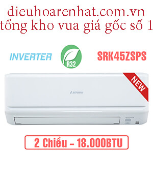 Điều hòa Mitsubishi Heavy 2 chiều inverter SRK/SRC45ZSPS-S5