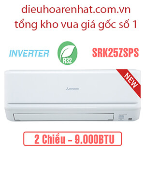 Điều hòa Mitsubishi Heavy 2 chiều inverter SRK/SRC25ZSPS-S5