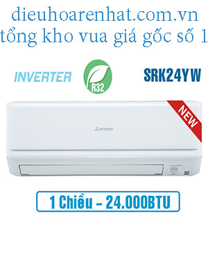 Điều hòa Mitsubishi Heavy inverter 24.000BTU 1 chiều SRK/SRC24YW-W5