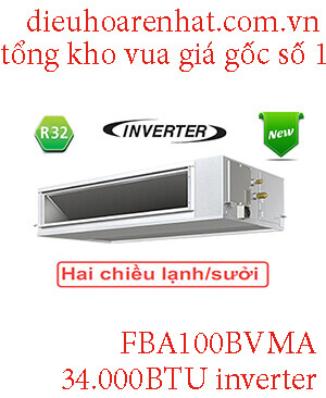 Điều hòa nối ống Daikin 34.000BTU inverter FBA100BVMA.1