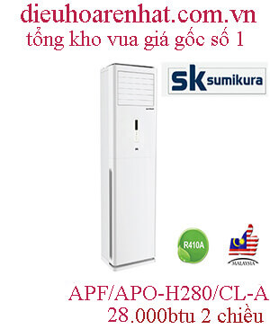 Điều hòa tủ đứng Sumikura 2 chiều 28.000BTU APF/APO-H280/CL-A