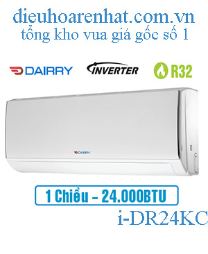 Điều hòa Dairry inverter 24000BTU 1 chiều i-DR24KC
