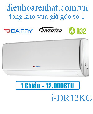 Điều hòa Dairry inverter 12000BTU 1 chiều i-DR12KC