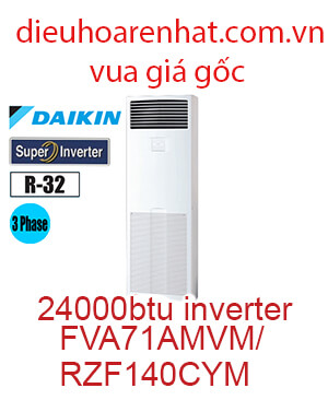 Điều hòa tủ đứng Daikin 24000btu 3 Pha FVA71AMVM/RZF71CYM