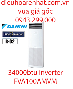 Điều hòa tủ đứng Daikin inverter 34.000BTU FVA100AMVM