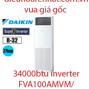 Điều hòa tủ đứng Daikin inverter 34000BTU 3 Pha FVA100AMVM
