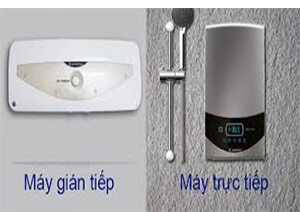 Nên dùng bình nóng lạnh trực tiếp hay gián tiếp