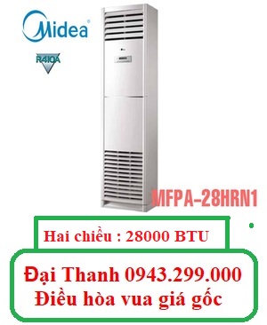 Điều hòa tủ đứng Midea 28.000BTU 2 chiều MFPA-28HRN1 – Vua giá gốc