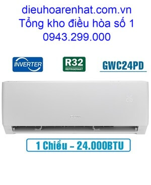 Điều hòa Gree 24000BTU 1 chiều inverter GWC24PD-K3D0P4