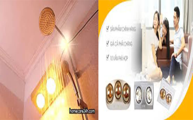 đèn sưởi nhà tắm