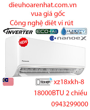 Điều hòa Panasonic 18000btu XZ18XKH-8 2 chiều inverter (1)