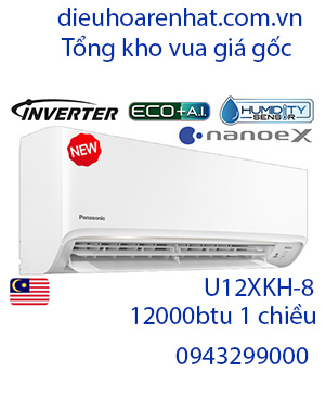 Điều hòa Panasonic U12XKH-8 12000BTU 1 chiều inverter