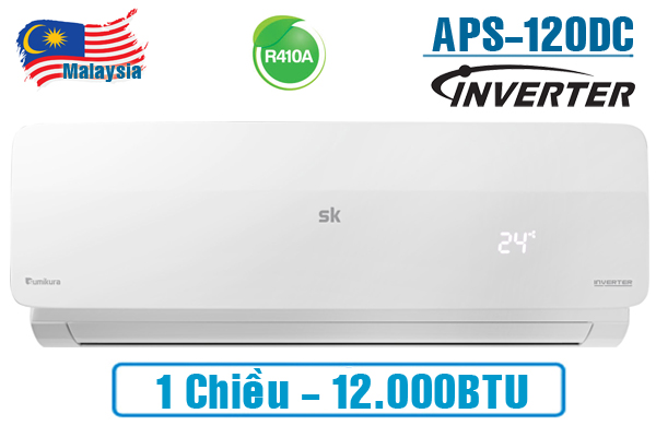 Điều hòa sumikura 12000 1 chiều inverter APS/APO-120DC