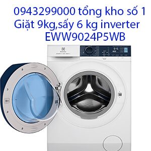 Máy giặt sấy Electrolux 9kg EWW9024P5WB inverter sấy 6kg