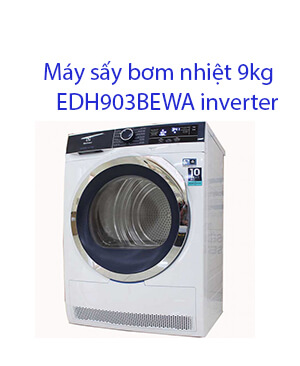 Máy sấy bơm nhiệt Electrolux 9kg EDH903BEWA inverter