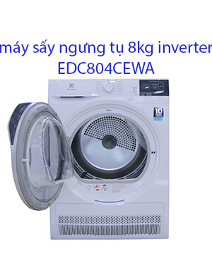 Máy sấy ngưng tụ 8kg EDC804CEWA inverter