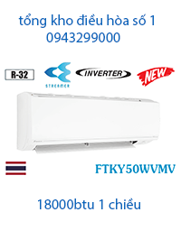 Điều hòa Daikin 18000btu 1 chiều inverter FTKY50WVMV