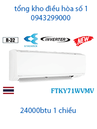 Điều hòa Daikin 24000btu 1 chiều inverter FTKY71WVMV