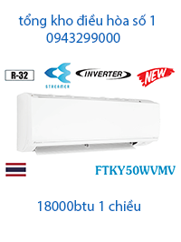 Điều hòa Daikin 18000btu 1 chiều inverter FTKY50WAVMV
