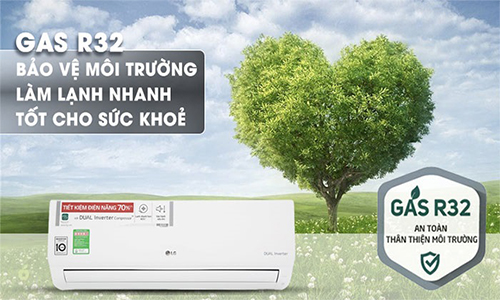 Điều hòa 24000btu sử dụng gas r32 tân tiến nhất hiện nay