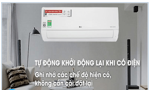 Điều hòa LG tự khởi động lại khi có điện