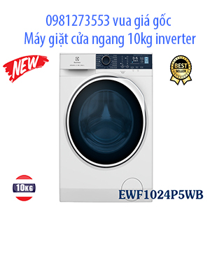 Máy giặt Electrolux cửa ngang 10Kg EWF1024P5WB