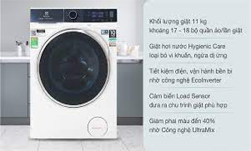 máy giặt electrolux công nghệ linh hoạt