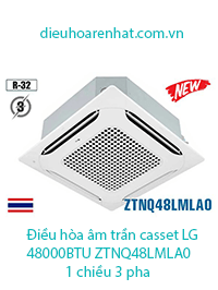 Điều hòa âm trần casset LG 48000BTU ZTNQ48LMLA0 1 chiều 3 pha