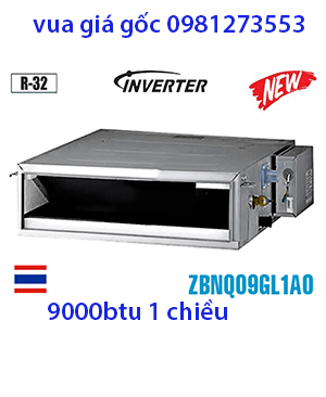 Điều hòa âm trần nối ống gió LG 9000BTU 1 chiều ZBNQ09GL1A0