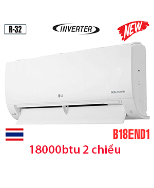 Điều hòa LG 18000BTU 2 chiều inverter B18END1