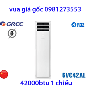 Thông số kỹ thuật Điều hòa cây Gree 42000BTU 1 chiều GVC42AL-M6NNC7A