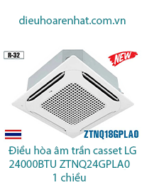 Điều hòa âm trần casset LG 24000BTU ZTNQ24GPLA0 1 chiều