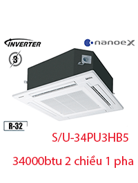 Điều hòa âm trần Panasonic 34000BTU 2 chiều inverter S/U-34PU3HB5