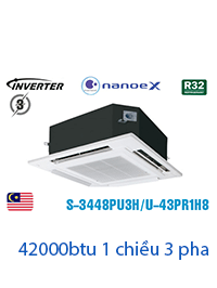 Điều hòa âm trần Panasonic 42000BTU 1 chiều 3 Pha S-3448PU3H/U-43PR1H8