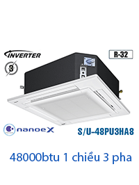 Điều hòa âm trần Panasonic 48000BTU 1 chiều 3 Pha S/U-48PU3HA8