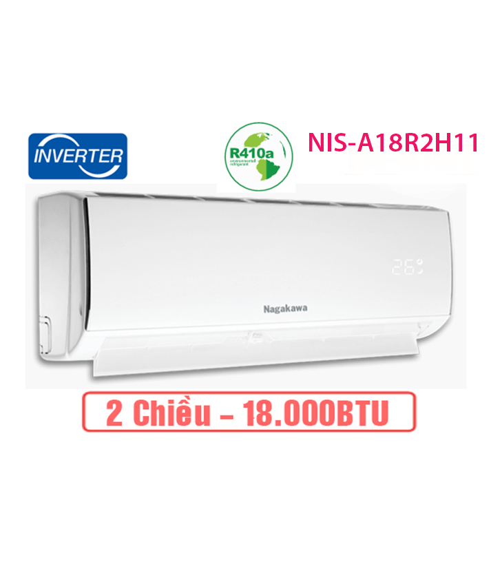 Điều hòa Nagakawa inverter 2 chiều 18000BTU NIS-A18R2H11