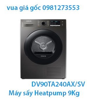 Máy sấy Heatpump Samsung 9Kg DV90TA240AX/SV