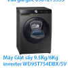 Máy Giặt sấy Samsung Inverter 9.5Kg 6Kg WD95T754DBX SV