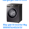 Máy giặt Samsung AI inverter 9kg WW90T634DLN SV