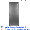 Tủ Lạnh Sharp Inverter 2 Cánh 322 Lít SJ-XP322AE-DS