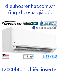 Điều hòa Panasonic 12000BTU 1 chiều inverter U12ZKH-8