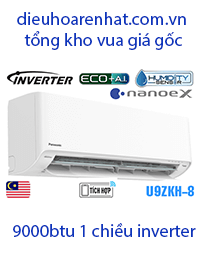 Điều hòa Panasonic 9000BTU 1 chiều inverter U9ZKH-8