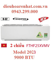 Điều hòa Daikin 2 chiều 9000BTU inverter FTHF25XVMV