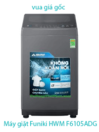 Máy giặt Funiki 10.5kg lồng đứng HWM F6105ADG