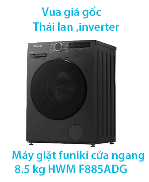Máy giặt Funiki inverter 8.5 kg HWM F885ADG
