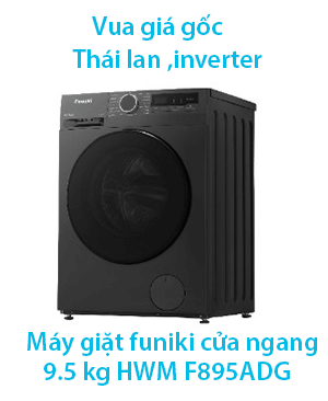 Máy giặt Funiki inverter 9.5 kg HWM F895ADG
